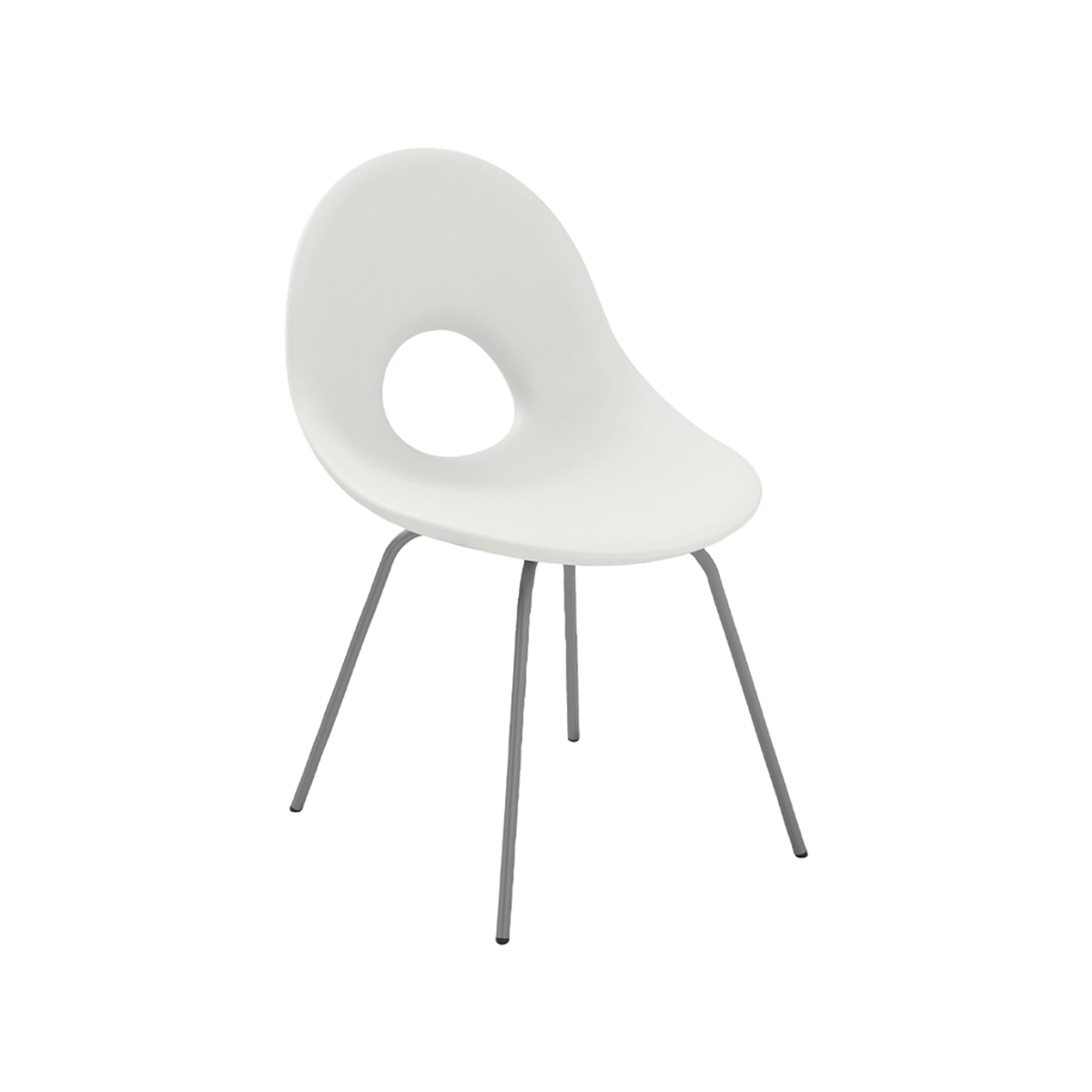 LYXO Candy set of 2 modern polyethylene and iron chairs — 3