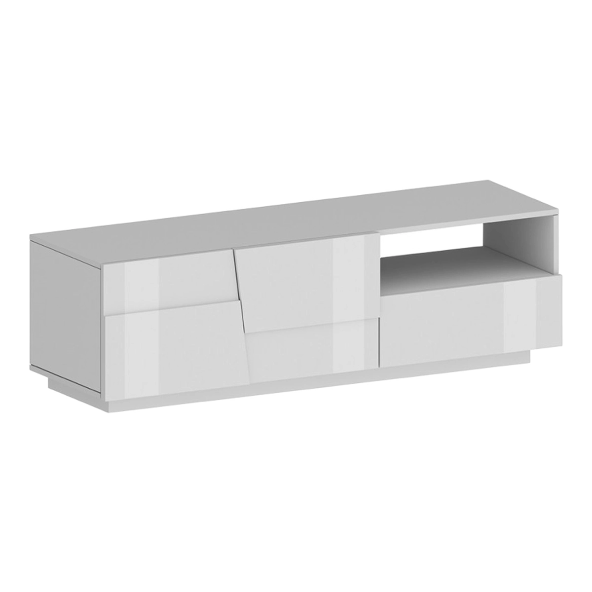 Modern Living Room TV Stand 2 Doors 150x44x46cm Trevis — 3