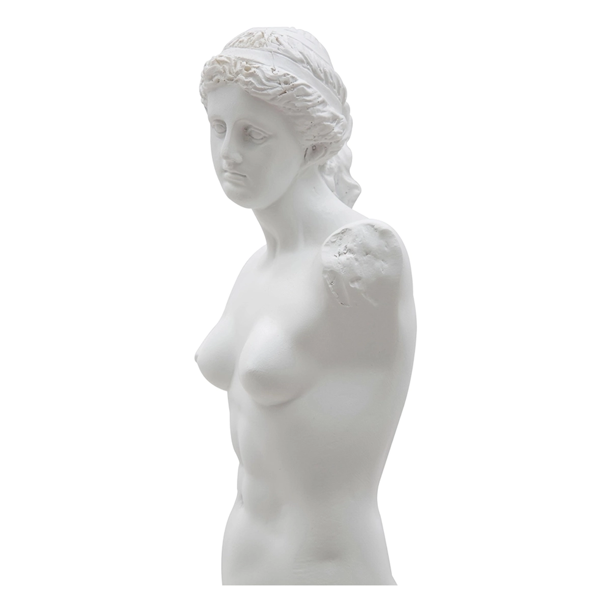 Greek Classic Tabletop Decorative Statue White Female Figure h49cm Mauro Ferretti — 3