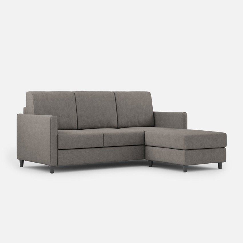 3-Seater Fabric Sofa with Matching Ottoman Karay 180 — 1