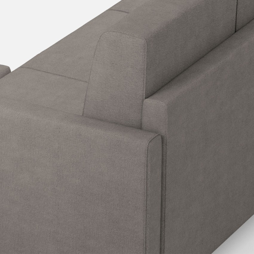 3-Seater Fabric Sofa with Matching Ottoman Karay 180 — 5