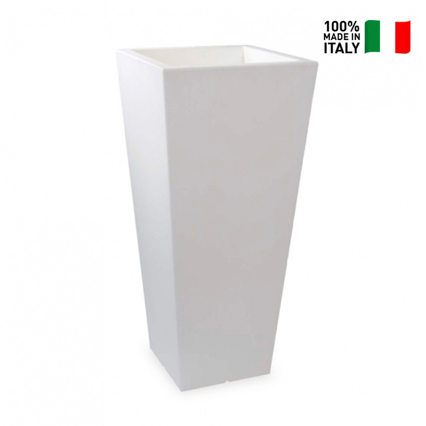 Solar LED RGB Outdoor Tall Planter h102 Arkema Quadro Arkema Design — 2