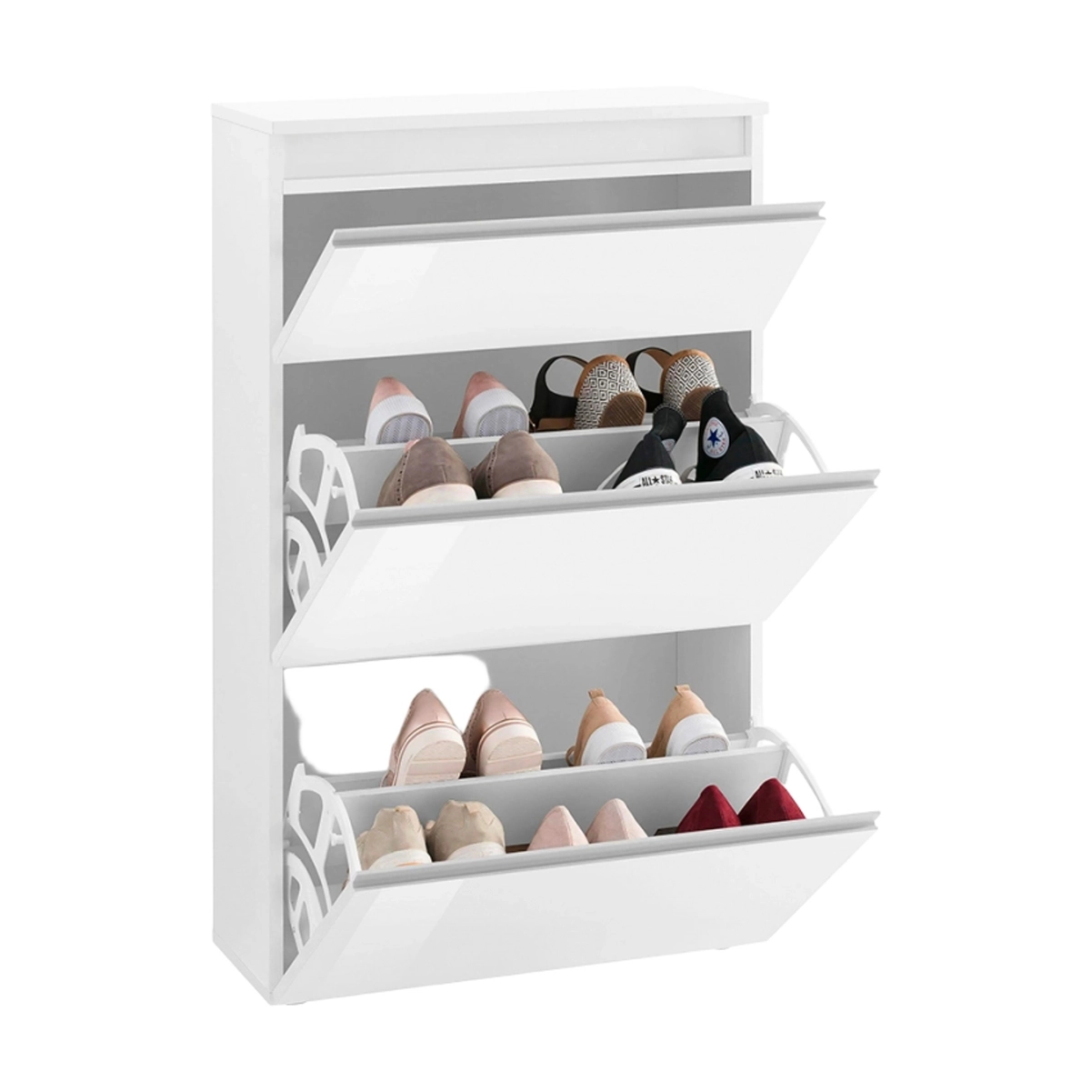 Space-Saving 2-Door Shoe Cabinet 60cm Magic Bata M for 12 Pairs — 5