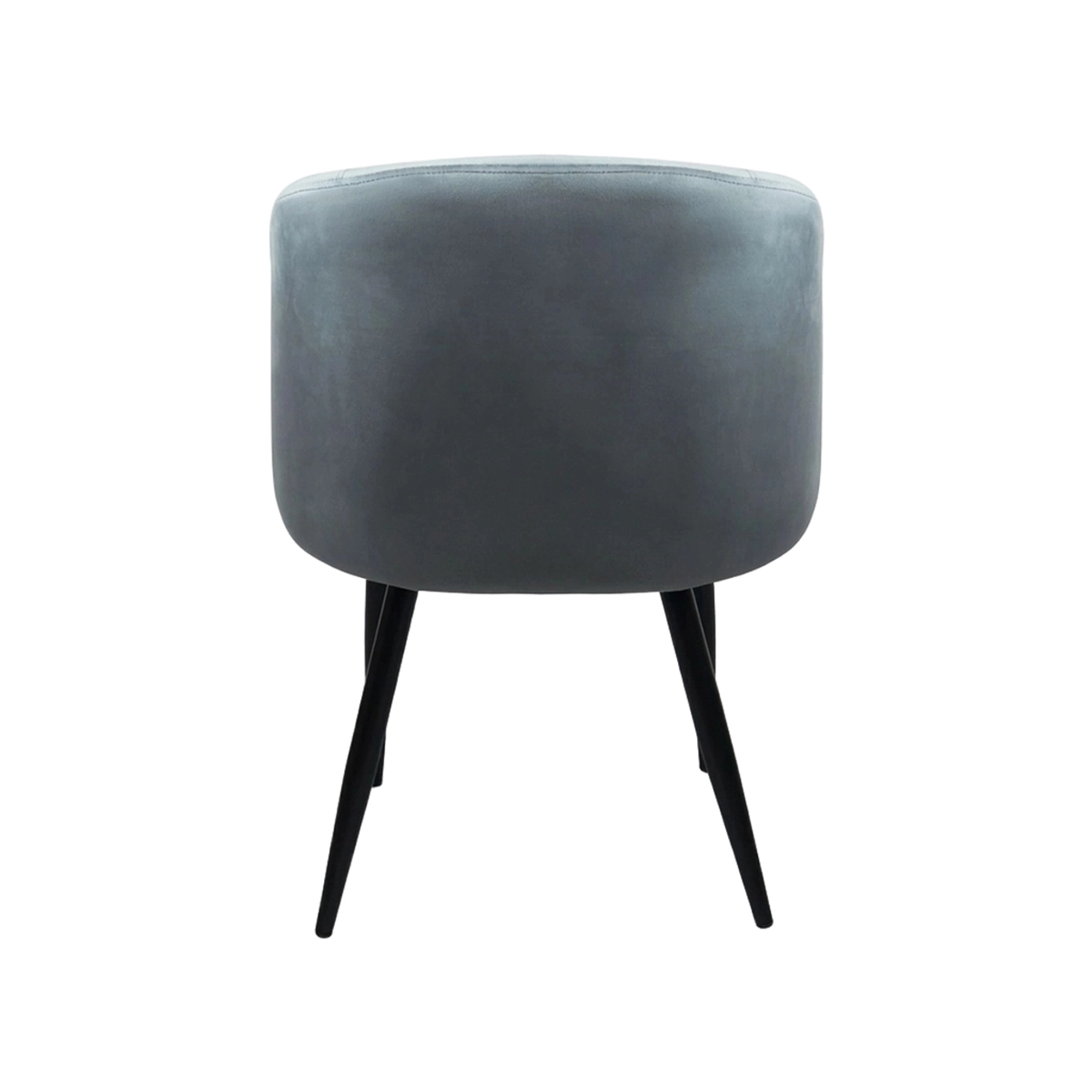 Modern Armless Velvet Dining Accent Chair Yasmina — 4