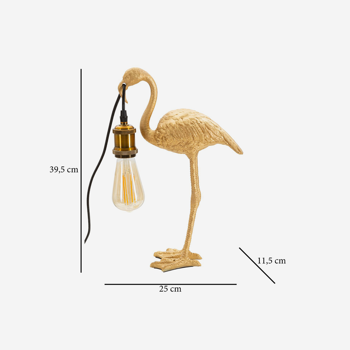 Flamingo Decorative Table Lamp in Resina — 3
