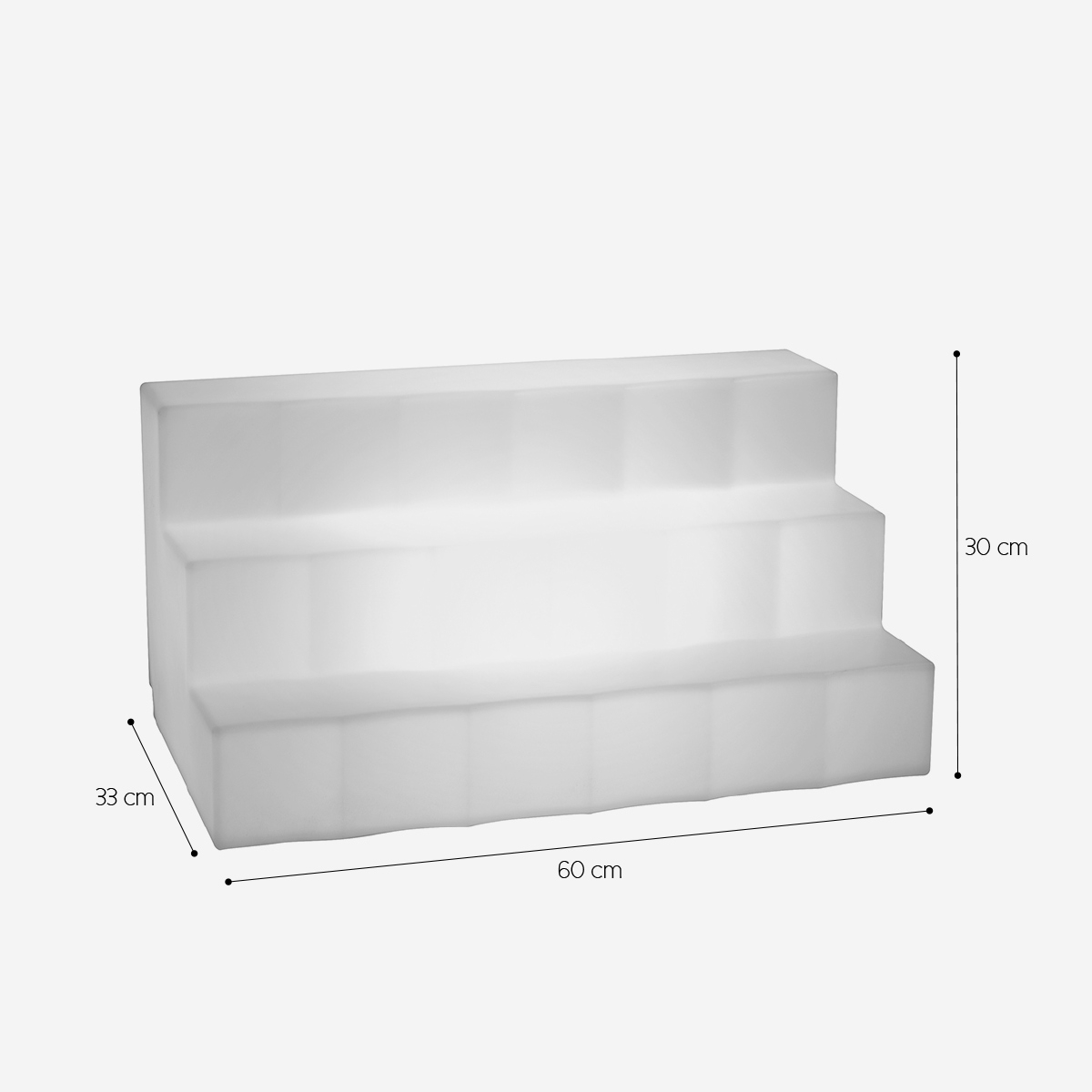 Marvy LYXO Illuminated Stepped LED Display with Remote — 3