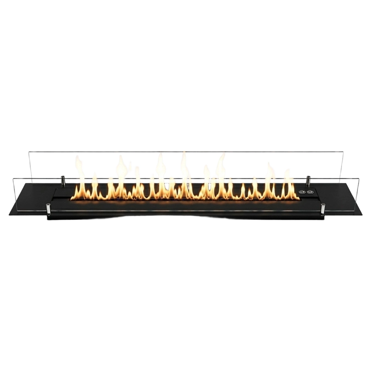 Divina Fire DF900VBLACK 90 cm Recessed Bioethanol Burner — 3