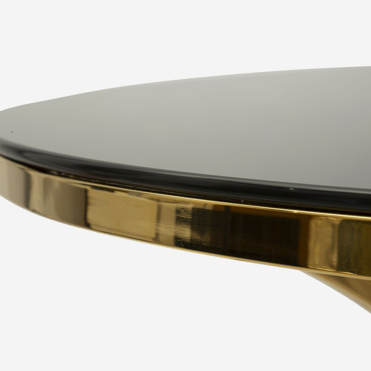 Shanty Round Dining Table in Glass and Metallo Mauro Ferretti — 3