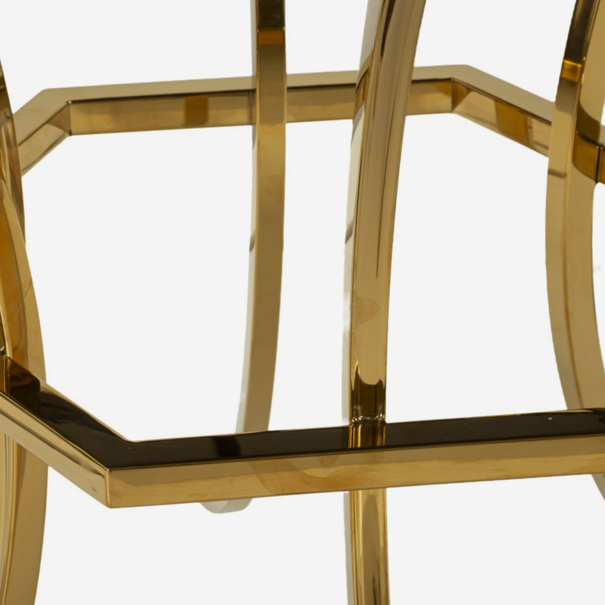 Shanty Round Dining Table in Glass and Metallo Mauro Ferretti — 4