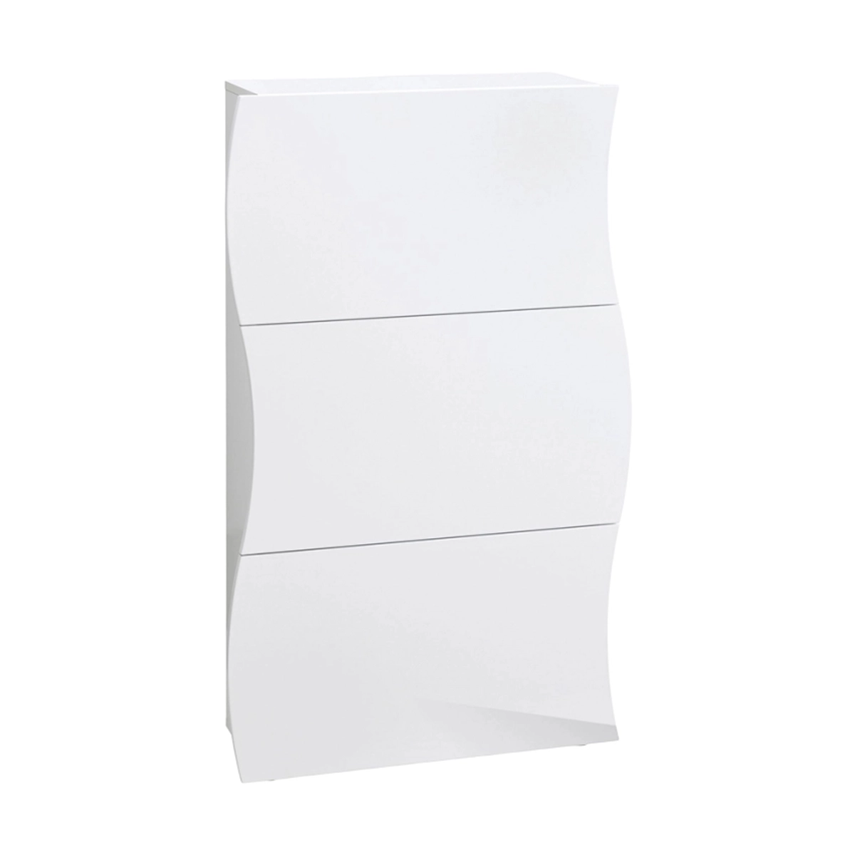 Modern design shoe cabinet 3 flap doors 18 shoes Onda M — 5