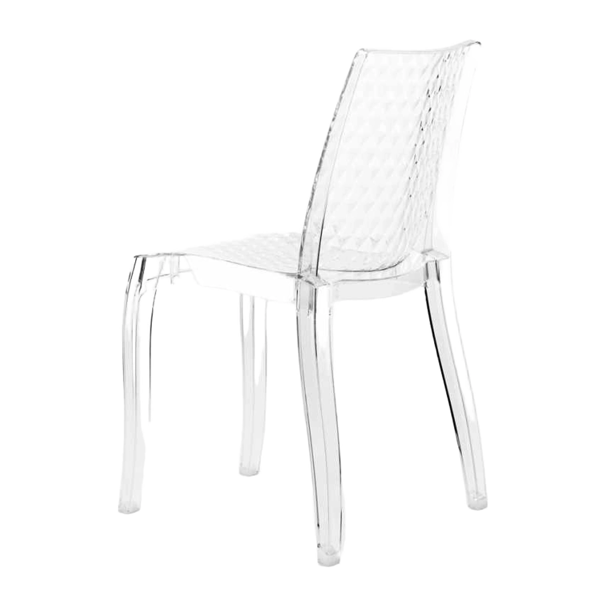 Stackable transparent chair for kitchen and bar Hypnotic Grand Soleil — 3