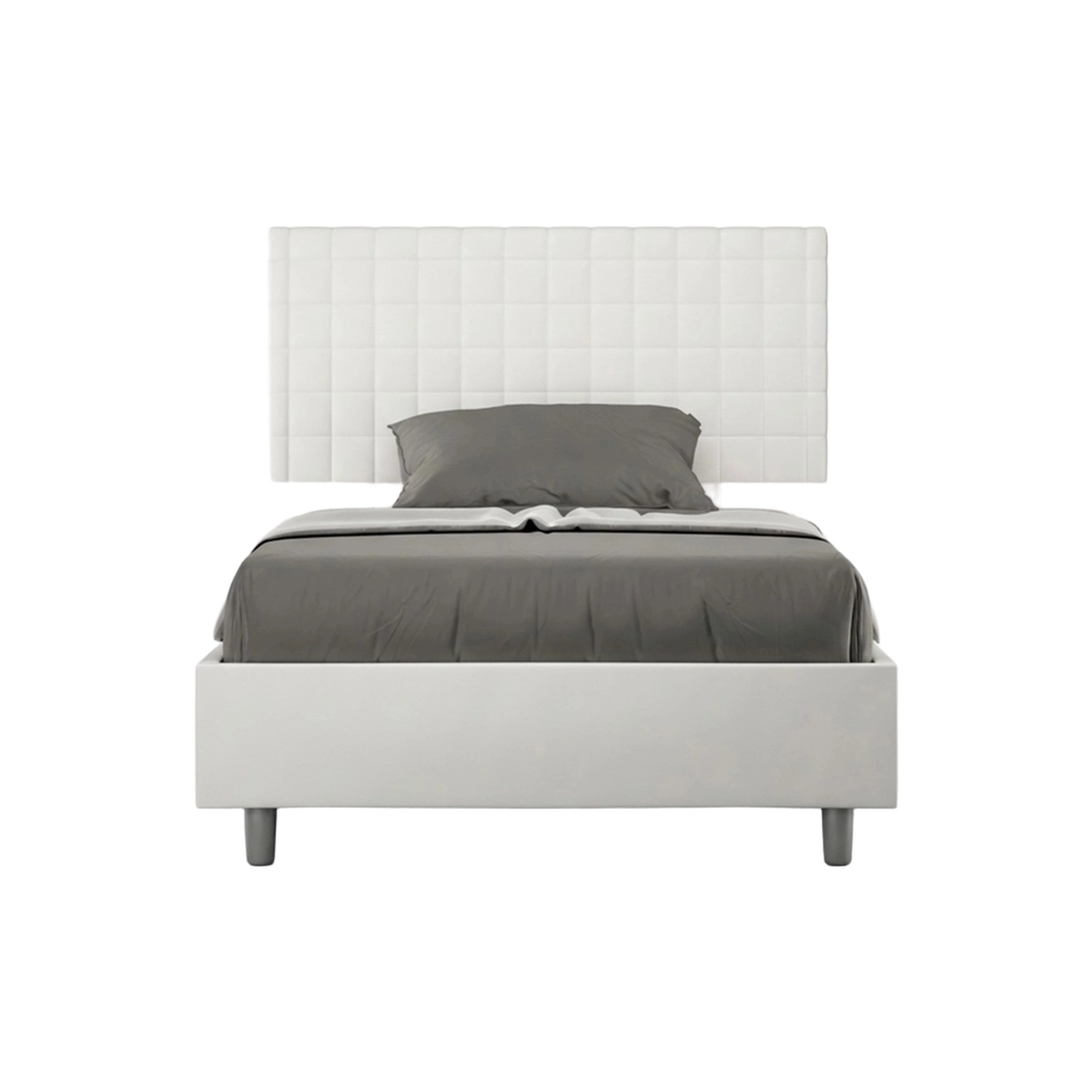 French Double Bed 140x200 with Storage Modern Design Sunny F Itamoby — 1