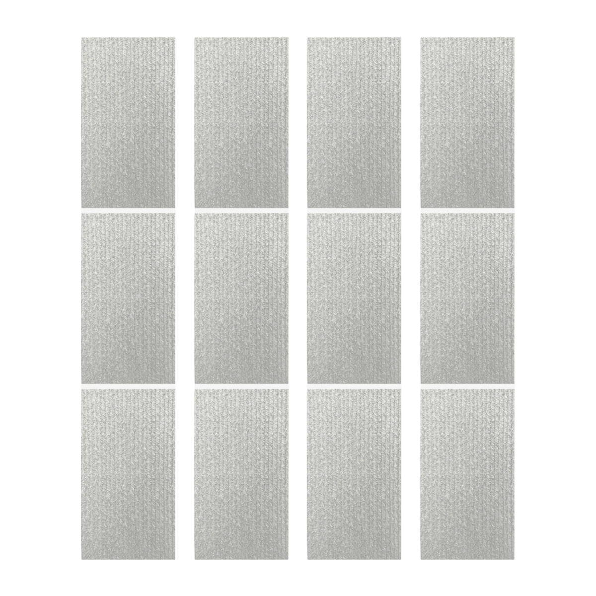 3D Stone Effect Wall Panels in PU by Divina Home Set of 12 pcs — 3