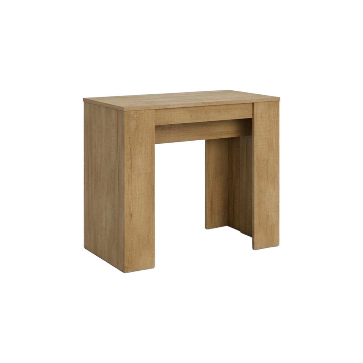 Extendable console table natural oak 90x48-308 cm Basic — 1