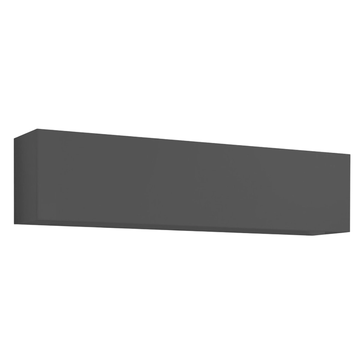 Wall-Mounted Living Room Cabinet 180cm Anthracite 2 Compartments Note Up — 6