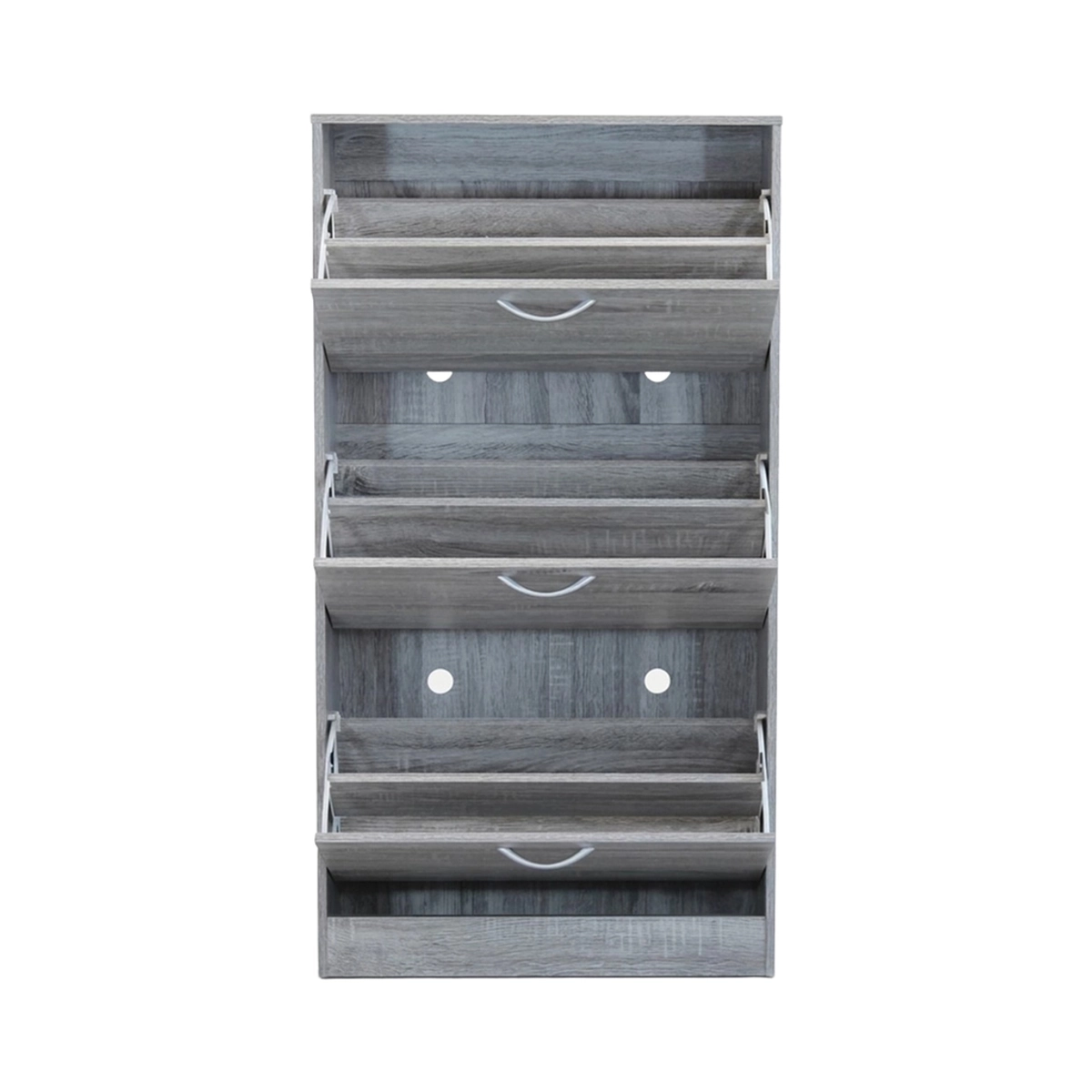 Vicky Slim Wooden Shoe Cabinet with 3 Doors — 6