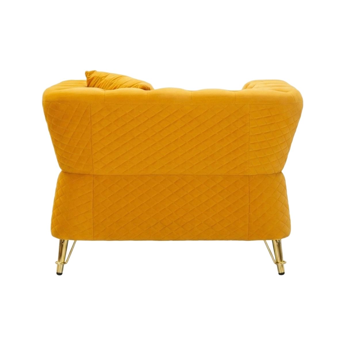 Emy Velvet Upholstered Armchair with Cushion Mauro Ferretti — 4