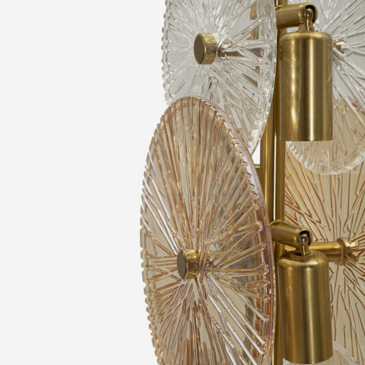 Osaka Modern Iron and Decorative Glass Table Lamp — 5