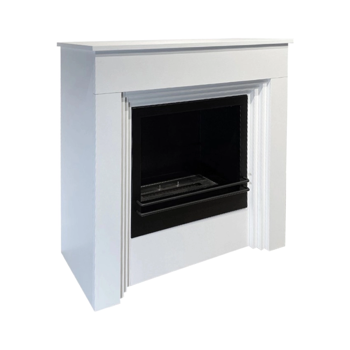 Freestanding Bioethanol Fireplace 96x35x96 cm Bellini Divina Fire — 5