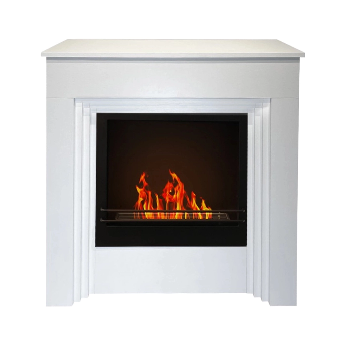 Freestanding Bioethanol Fireplace 96x35x96 cm Bellini Divina Fire — 4