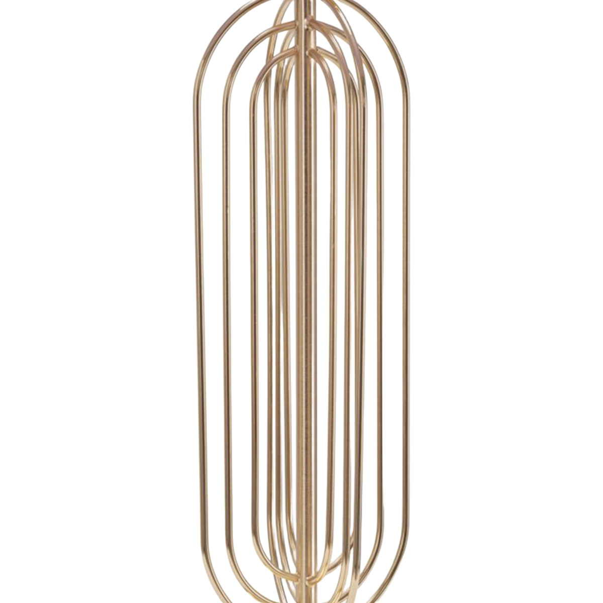 Mauro Ferretti Krista 55 Glam Table Lamp in Metal and Fabric — 6