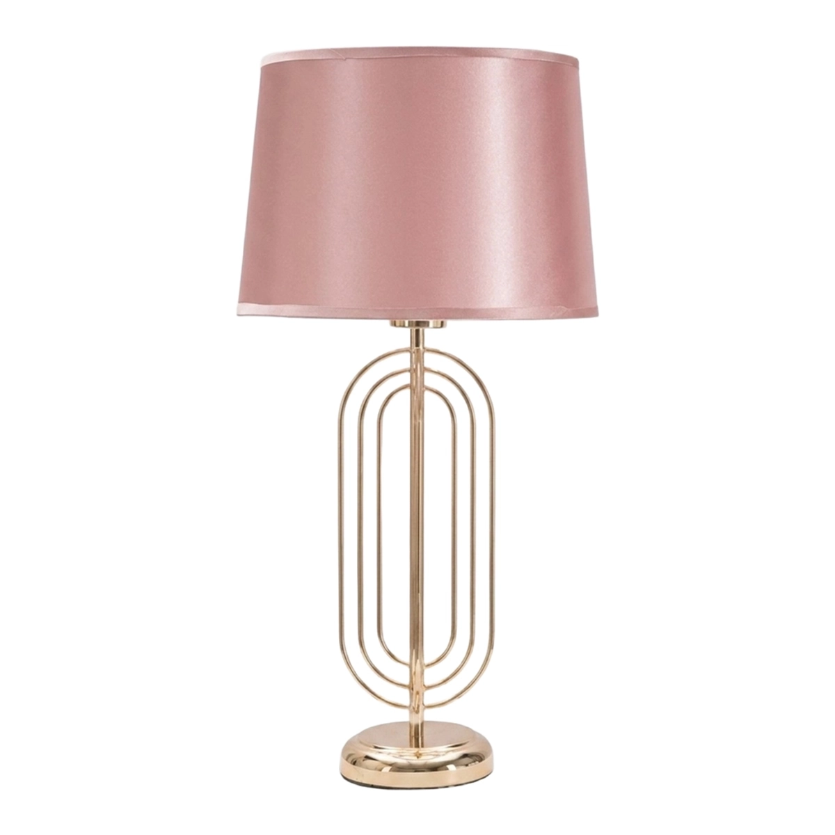 Mauro Ferretti Krista 55 Glam Table Lamp in Metal and Fabric — 1