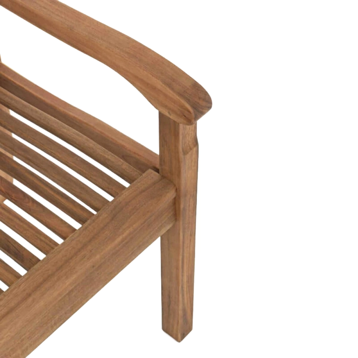 Lidia 3-Seater Solid Acacia Wood Garden Bench — 6