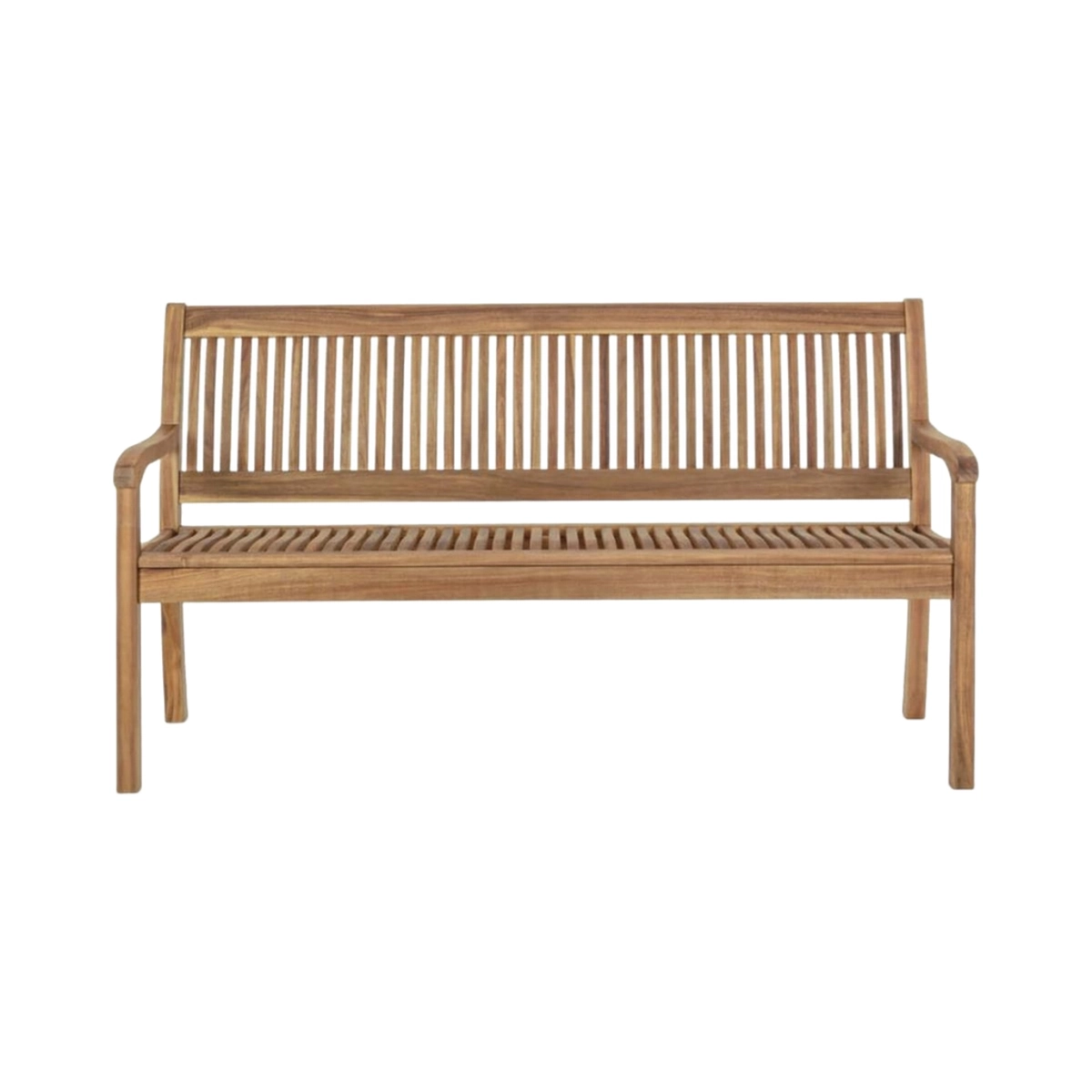 Lidia 3-Seater Solid Acacia Wood Garden Bench — 2