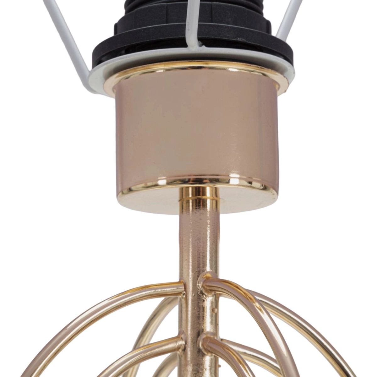 Glam Table Lamp in Metal and Tessuto Krista 64 — 5