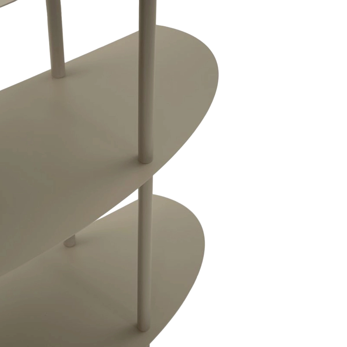 Modern Metal Entryway Console Table with 3 Shelves Saturno — 3