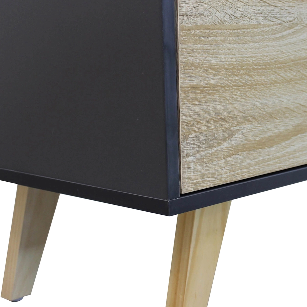 Modern 3-Door Living Room Sideboard in Melamine Elton — 6