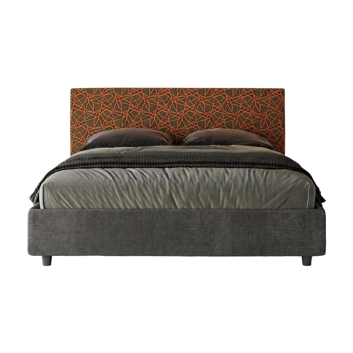 Arla Norris Modern Fabric Double Storage Bed 160x190 — 1