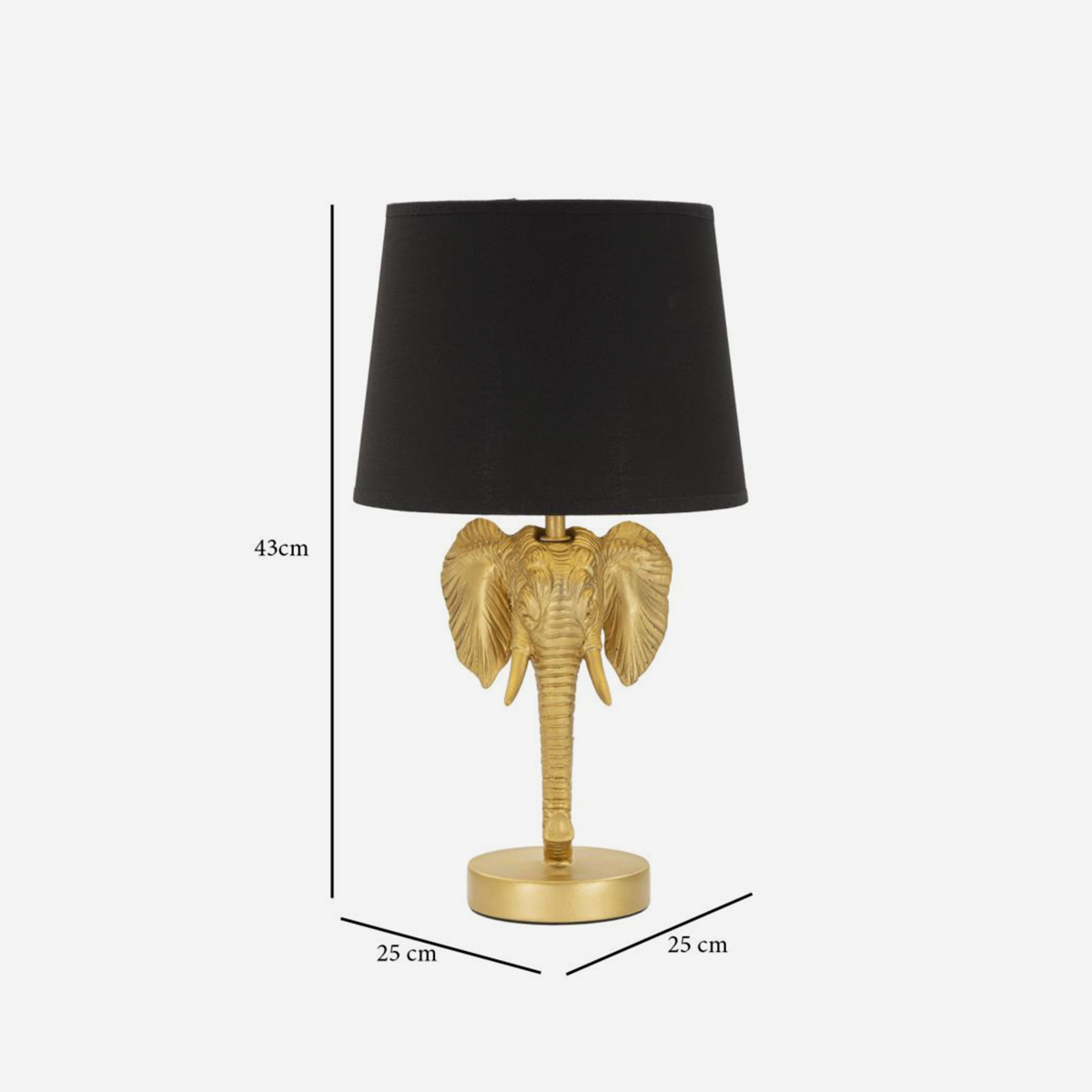Elefante 43 decorative table lamp with lampshade — 3