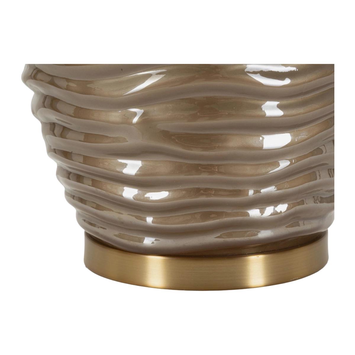 Praga B Glass and Fabric Table Lamp — 7