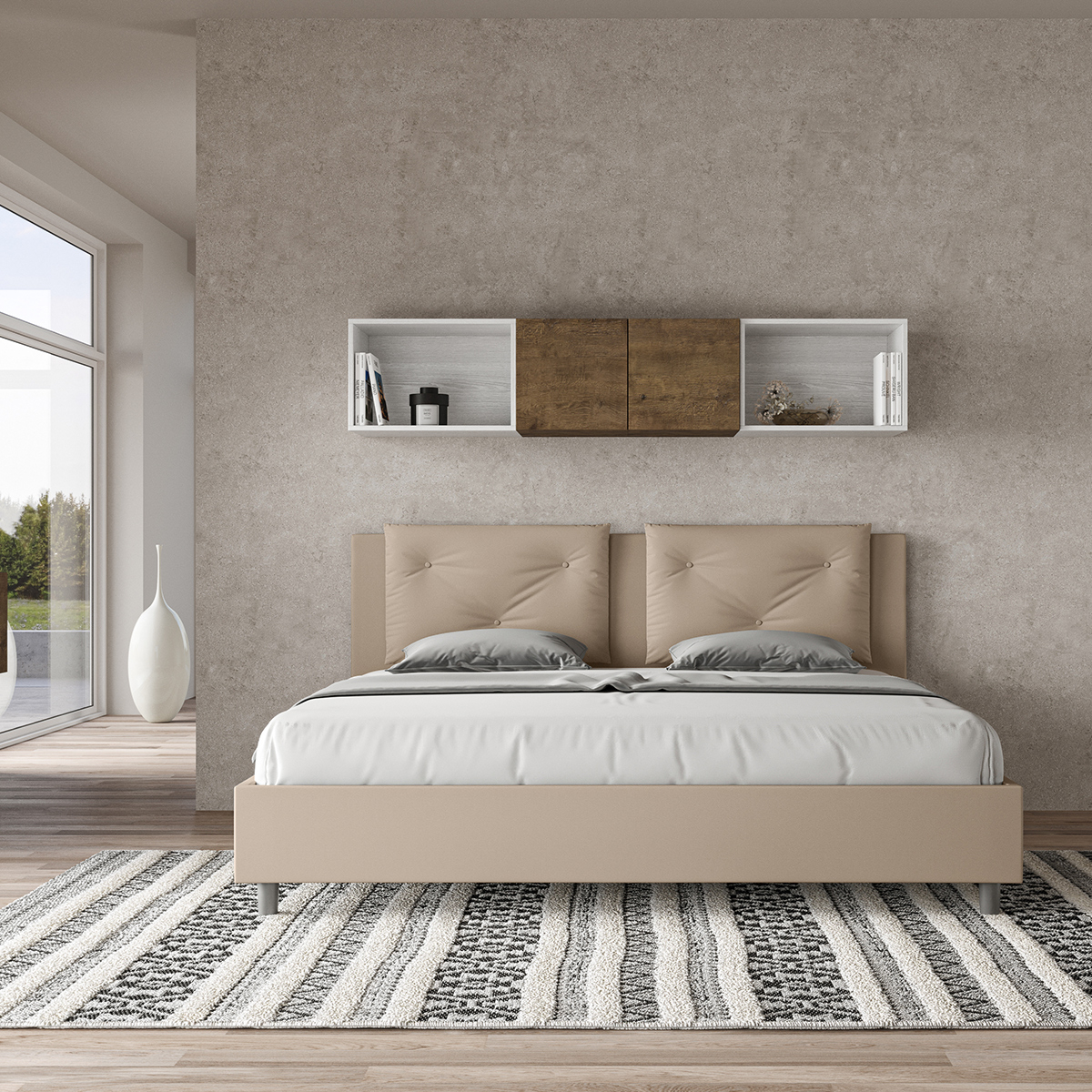 Appia K King Size 180x200 Upholstered Storage Bed — 3