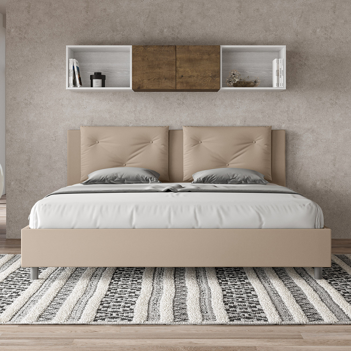Appia K King Size 180x200 Upholstered Storage Bed — 4