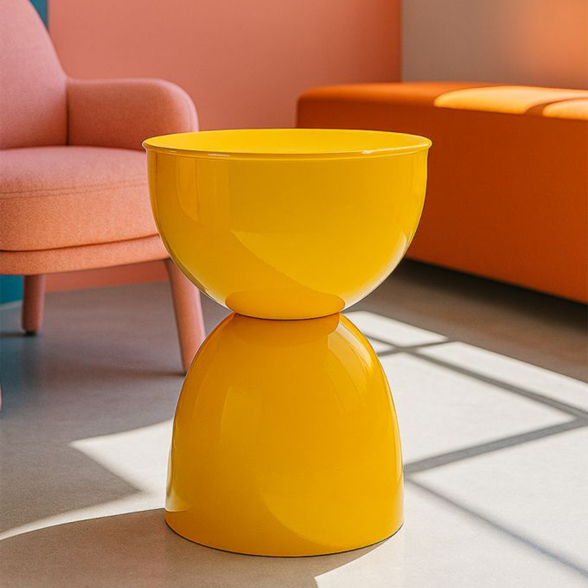 Yao Round Metal Accent Coffee Table Mauro Ferretti — 2