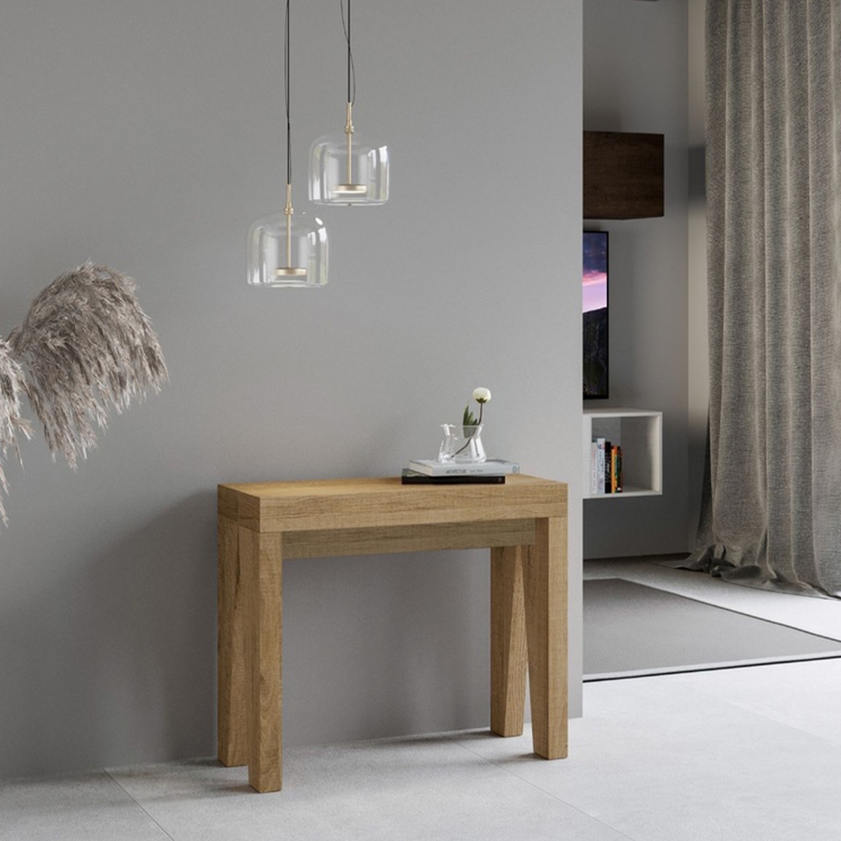 Modern Wooden Extendable Console Table 90x40-300 Naxy Itamoby — 3