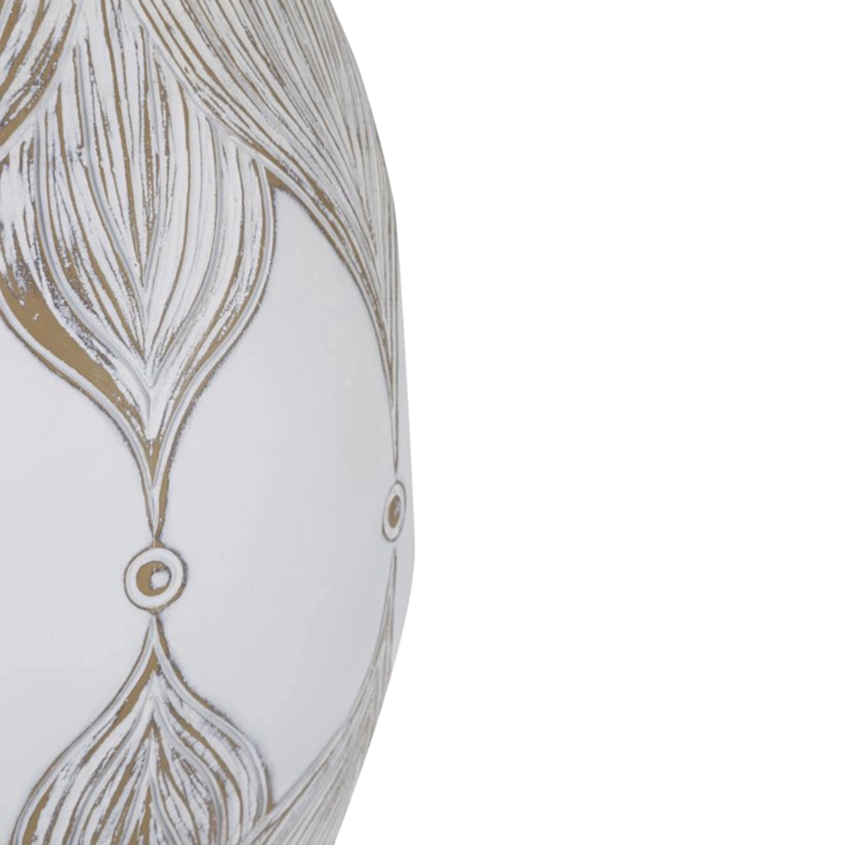 Atene Table Lamp with Oval Base and Fabric Shade — 4
