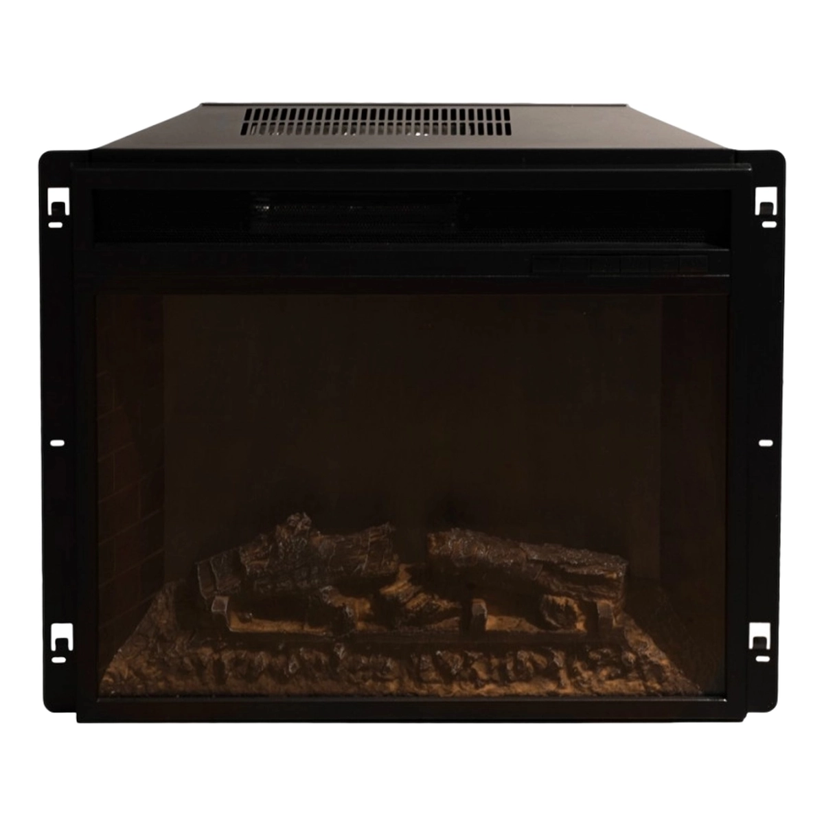 Divina Fire Jefferson Free-standing Electric Fireplace White Wood — 6