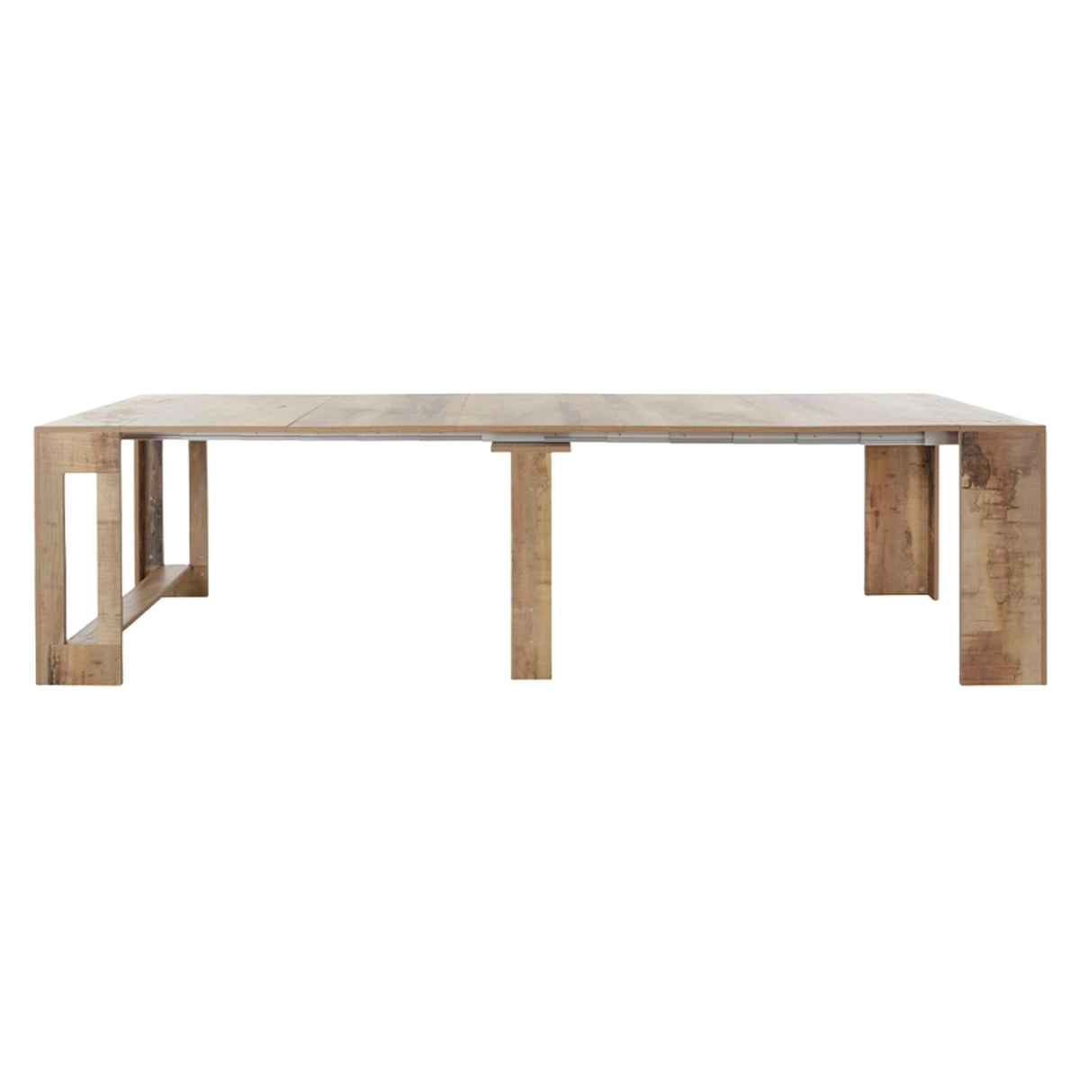 Extendable Console Dining Table in Wood 90x51-300cm Pratika Wood — 10