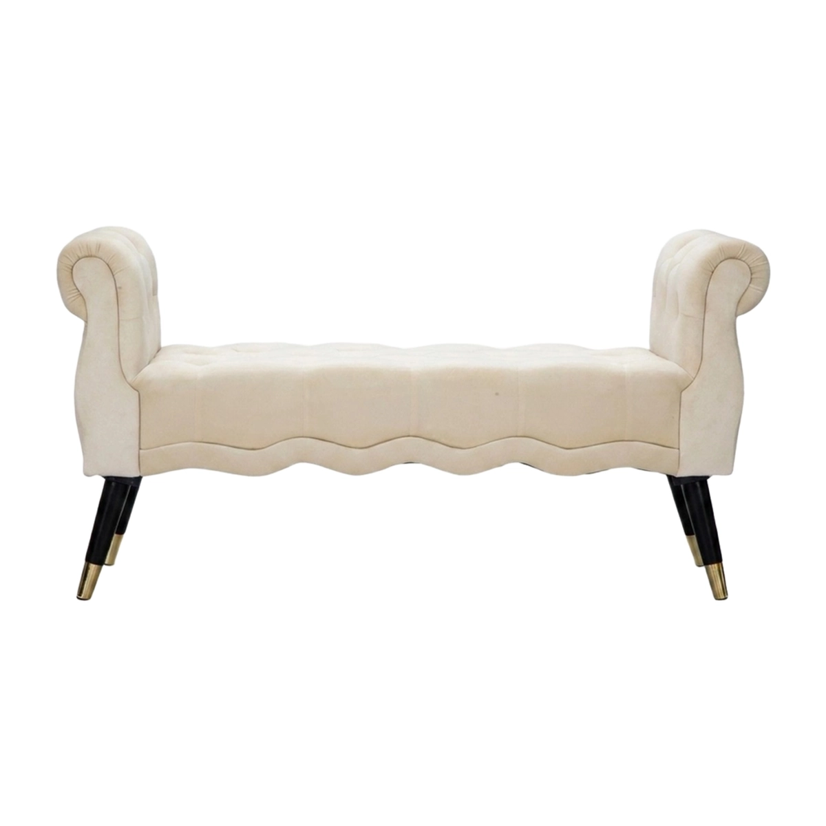 Paris Upholstered Velluto Bench for Bedroom and Living Room — 3
