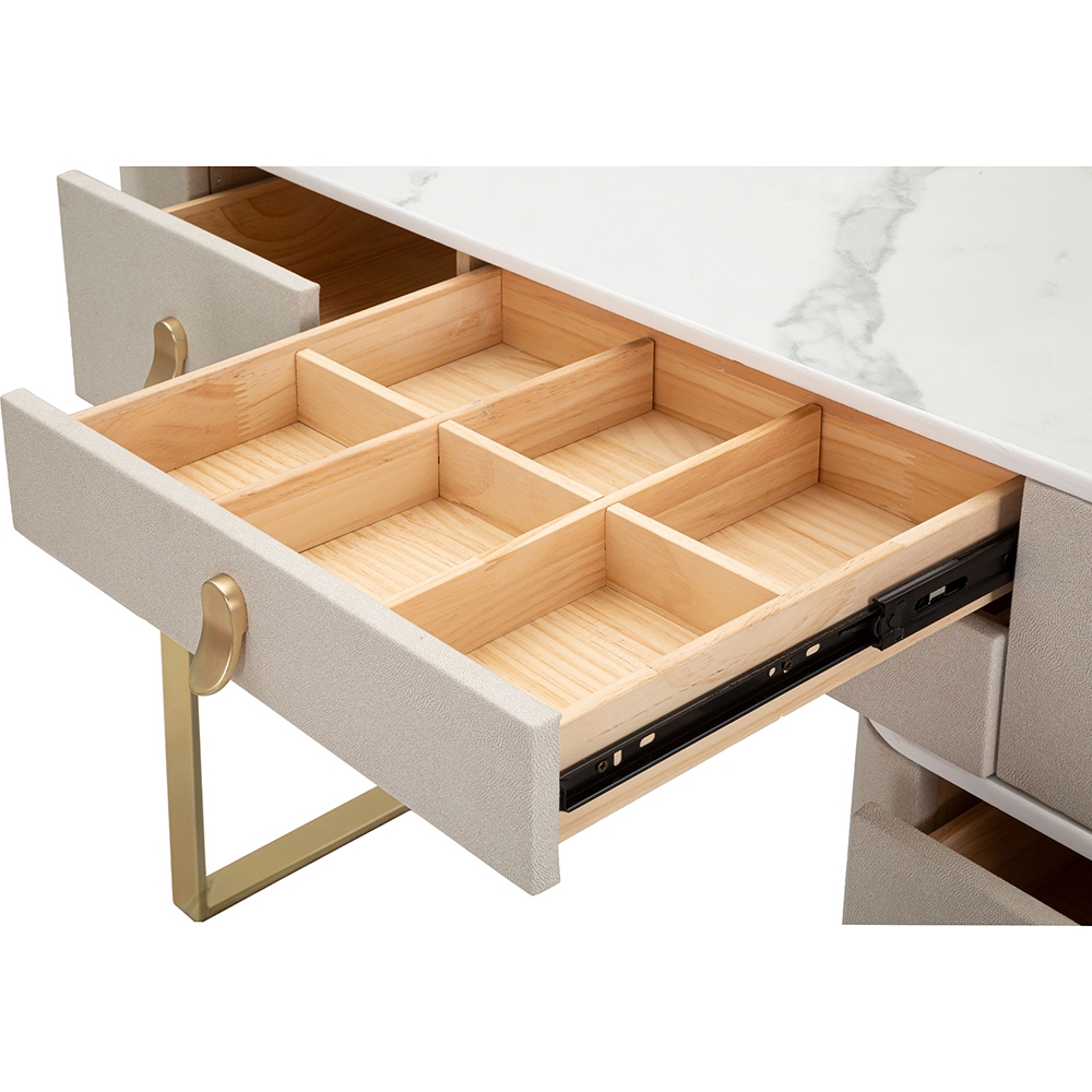 Vanity Dressing Table with 6 Drawers by Mauro Ferretti — 8