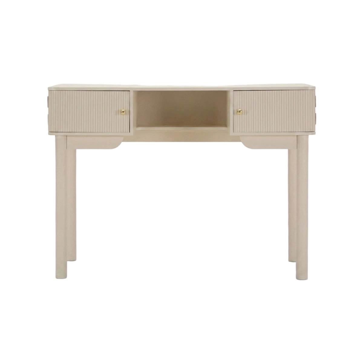 Shy Dressing Table with Doors and Open Shelf — 5