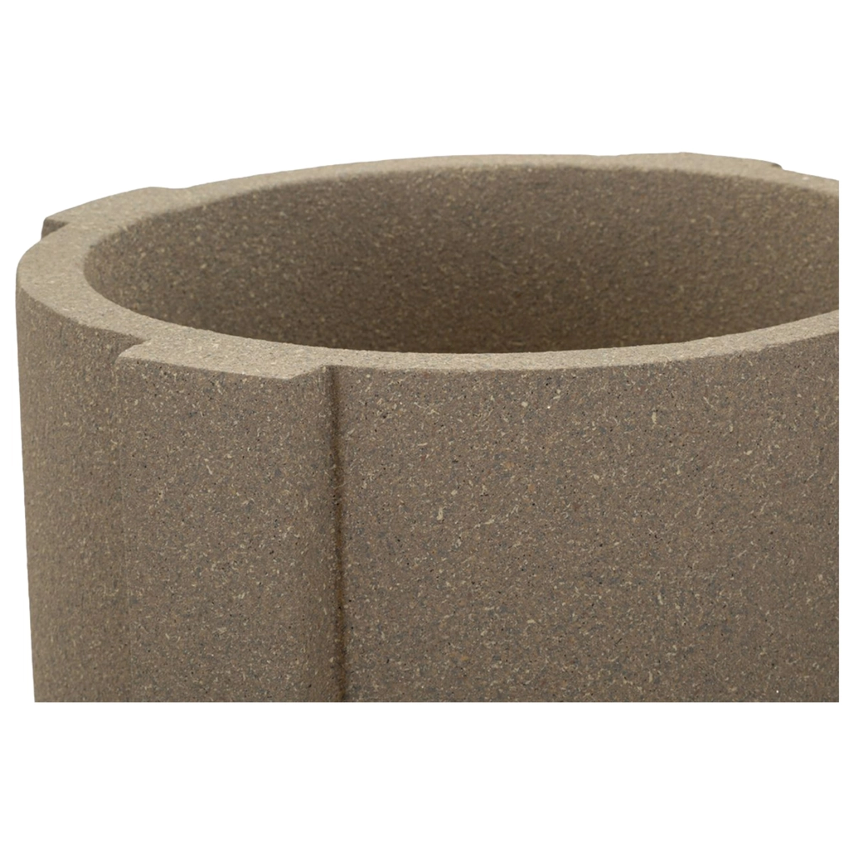 Design outdoor planter Moai 80 in polyresin — 6