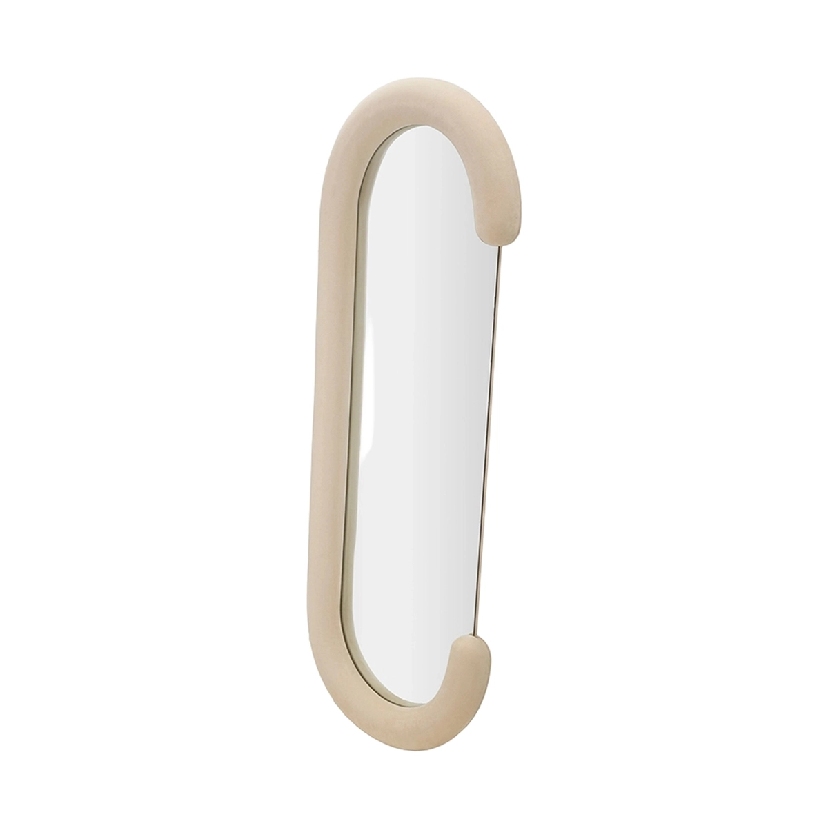 Modern Floor and Wall Velvet Mirror 60x160 cm Chantal — 4
