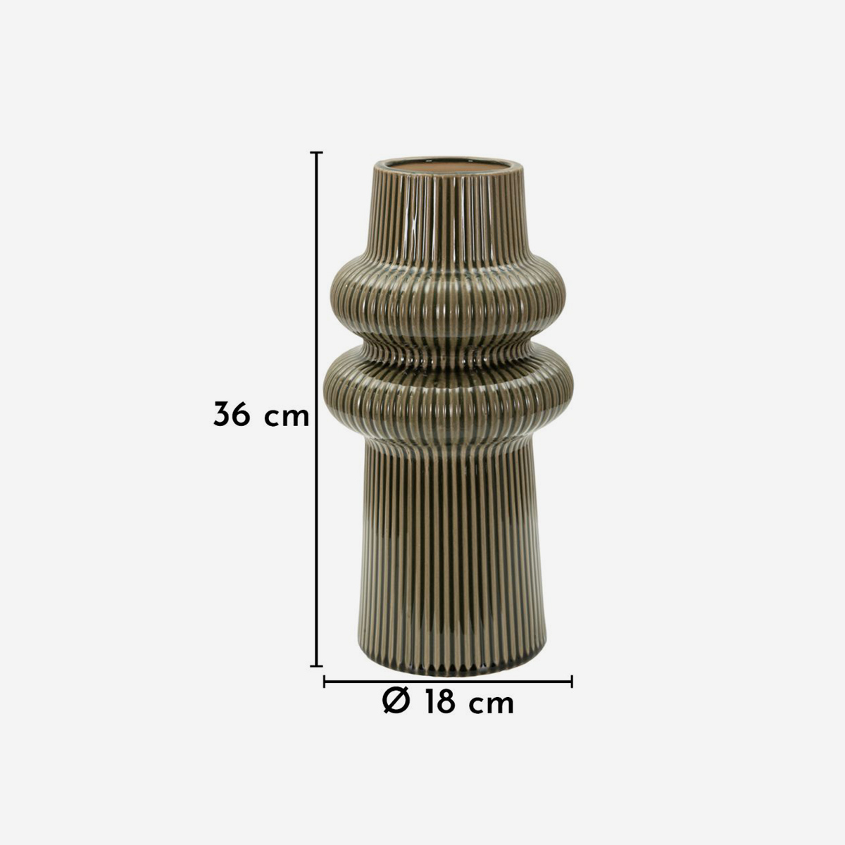 Harmony 36 Indoor Decorative Ceramic Vase — 3