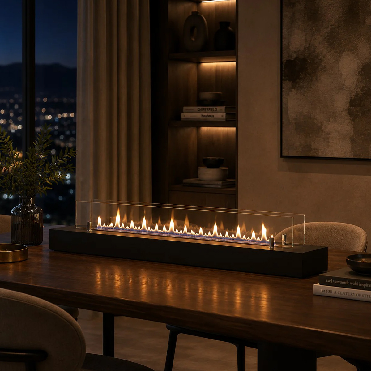 Tabletop Bioethanol Fireplace Insert DF700BOX Divina Fire — 2