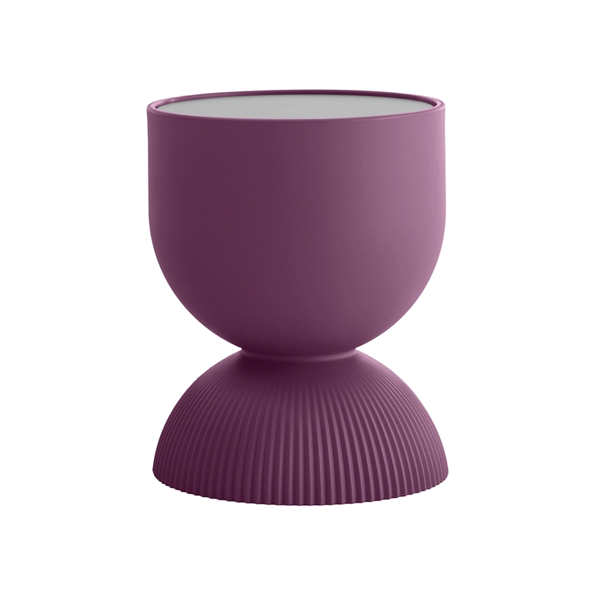 Illo LYXO Modern Indoor & Outdoor Side Table in Polietilene Anthracite — 3
