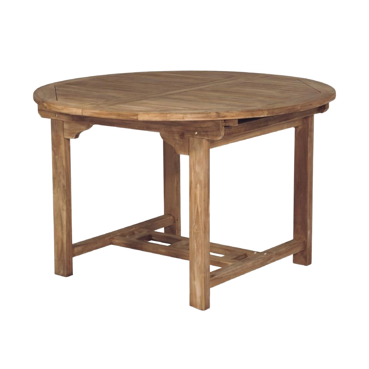 Capraia Kedels RT 507 Round Extendable Teak Garden Dining Table 8 Seater — 1